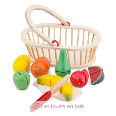 Cesta de frutas de madera NCT10588 New Classic Toys 3