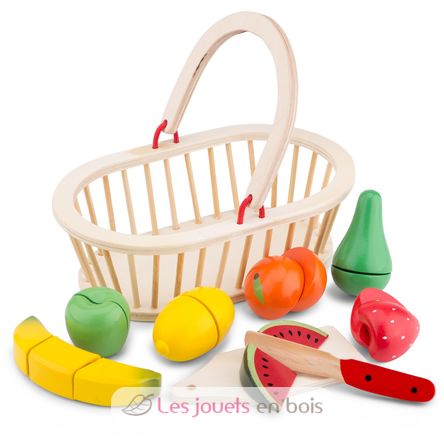 Cesta de frutas de madera NCT10588 New Classic Toys 2