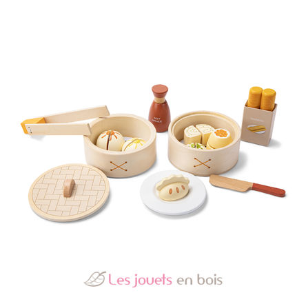 Juego de Dim Sum de madera NCT10614 New Classic Toys 3