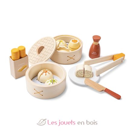 Juego de Dim Sum de madera NCT10614 New Classic Toys 1