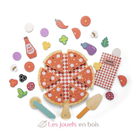 Set de pizza de juguete NCT10616 New Classic Toys 4