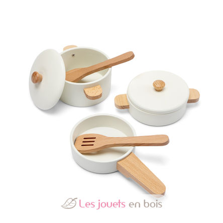 Juego de sartenes de madera NCT10645 New Classic Toys 3