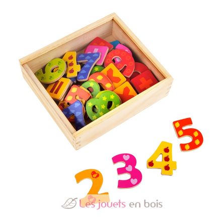 Números magnéticos multicolores LE10731 Small foot company 2