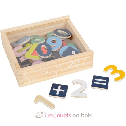 Números magnéticos multicolores LE10731 Small Foot company 2