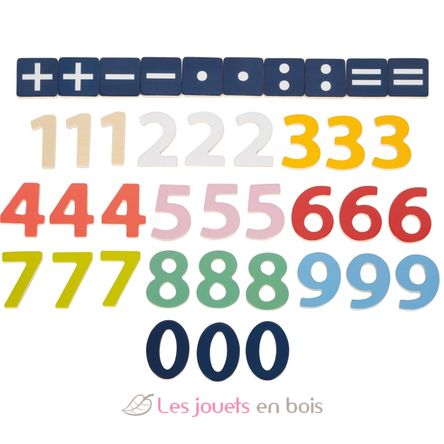Números magnéticos multicolores LE10731 Small Foot company 3