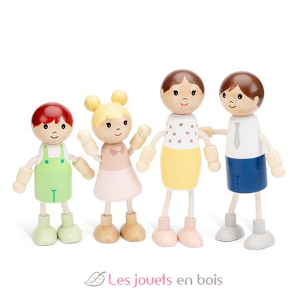 Muñecas de madera en miniatura NCT10741 New Classic Toys 1