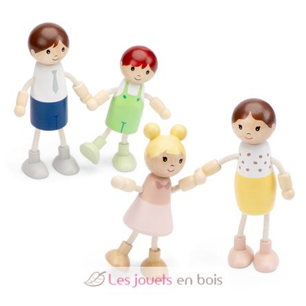 Muñecas de madera en miniatura NCT10741 New Classic Toys 2