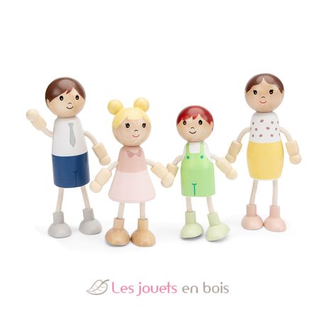 Muñecas de madera en miniatura NCT10741 New Classic Toys 4