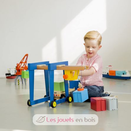 Grúa de contenedores NCT-10930 New Classic Toys 2
