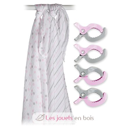 Pack de 2 pañales maxi + clips LLJ-121-009-001 Lulujo 2