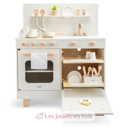 Cocina de madera con lavavajillas NCT11048 New Classic Toys 3