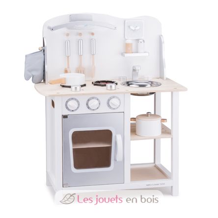 Cocina de madera blanca y gris NCT11053 New Classic Toys 2