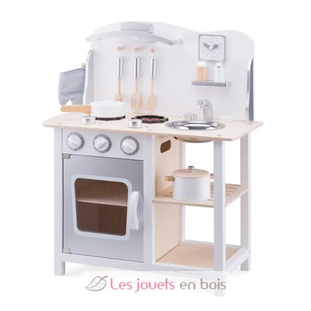 Cocina de madera blanca y gris NCT11053 New Classic Toys 1