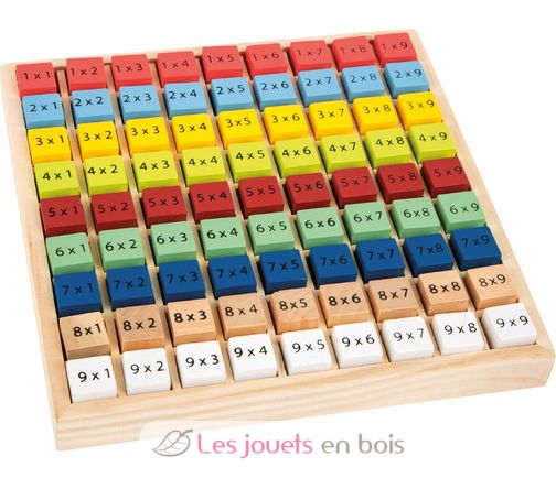 Tabla de multiplicar de colores LE11163 Small foot company 1