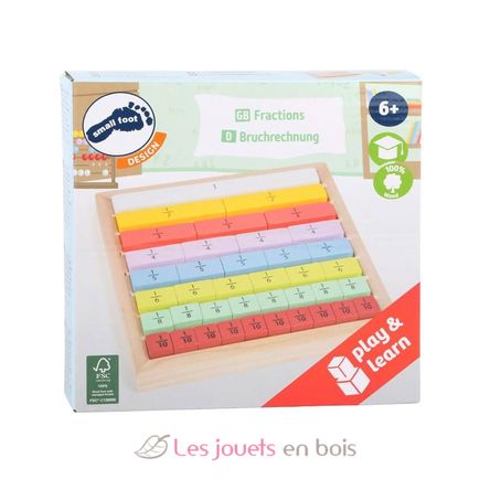 Juego educativo Fracciones LE11166 Small foot company 4