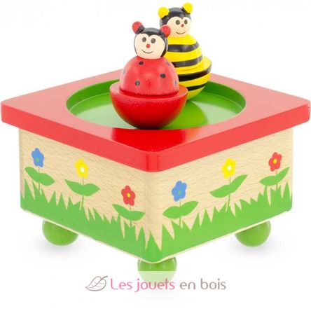 Caja de música de abejas y mariquitas UL1128 Ulysse 1