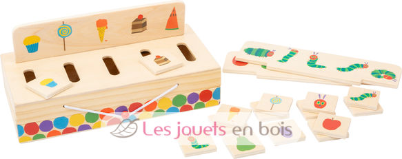 Caja clasificación de imágenes La Oruga Glotona LE11342 Small foot company 5