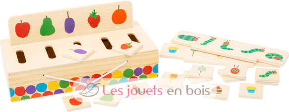 Caja clasificación de imágenes La Oruga Glotona LE11342 Small foot company 4