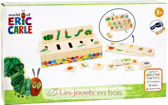 Caja clasificación de imágenes La Oruga Glotona LE11342 Small foot company 9