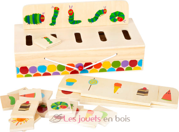 Caja clasificación de imágenes La Oruga Glotona LE11342 Small foot company 1