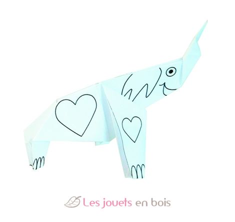 Coloring Origami - Elefante FR-11386 Fridolin 2