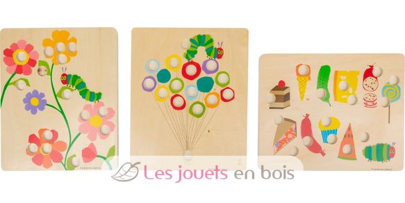 Juego de colores La Oruga Glotona LE11431 Small foot company 4