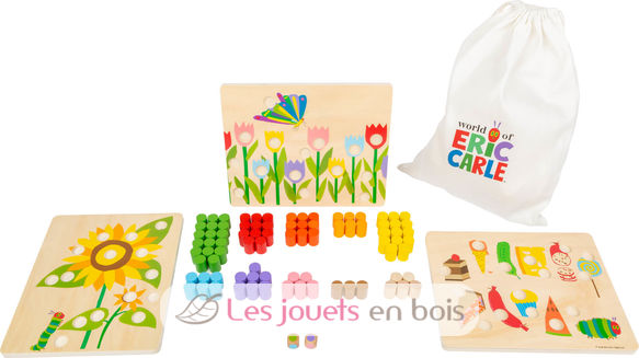 Juego de colores La Oruga Glotona LE11431 Small foot company 2