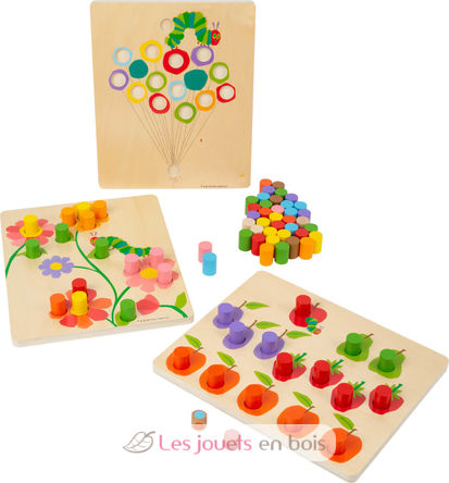 Juego de colores La Oruga Glotona LE11431 Small foot company 1