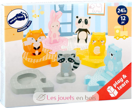 Puzle para encajar Pastel LE11472 Small foot company 6