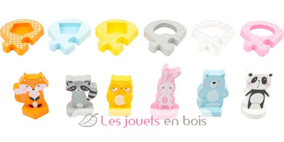 Puzle para encajar Pastel LE11472 Small foot company 3