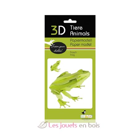 Modelo 3D de papel Rana FR-11609 Fridolin 4