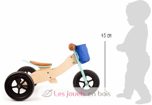 Draisienne Tricycle 2 en 1 Maxi Turquesa LE11609 Small foot company 4
