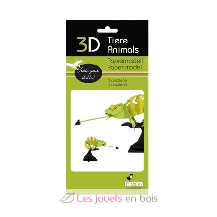 Modelo 3D de papel camaleón FR-11613 Fridolin 3