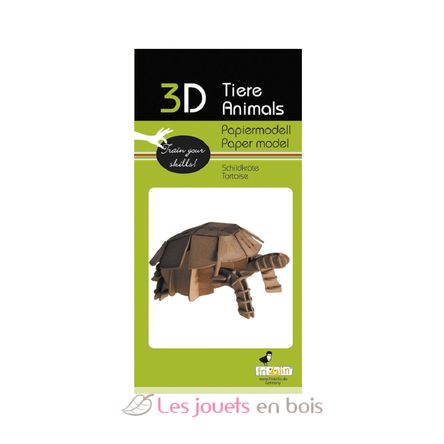 Modelo 3D de papel tortuga FR-11625 Fridolin 2