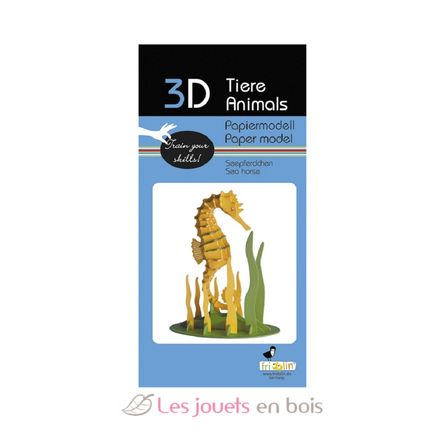Modelo 3D de papel Caballo de mar FR-11627 Fridolin 2