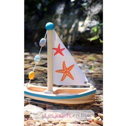 Juguete acuático Barco de vela Estrella de mar LE11658 Small foot company 3
