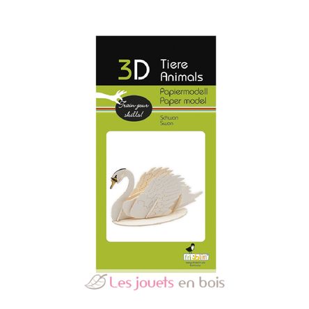 Modelo 3D de papel Cisne FRI-11670 Fridolin 2