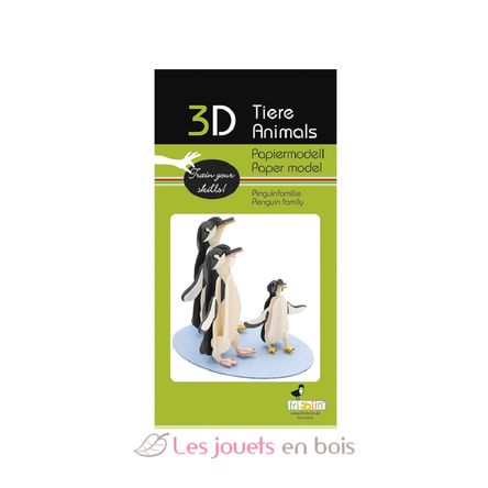 Modelo 3D de papel Familia de pingüinos FI-11672 Fridolin 2