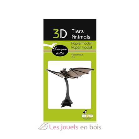 Modelo 3D de papel murciélago FR-11673 Fridolin 2