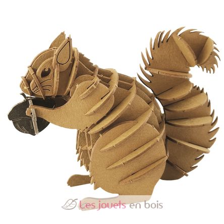 Modelo 3D de papel ardilla FRI-11723 Fridolin 1