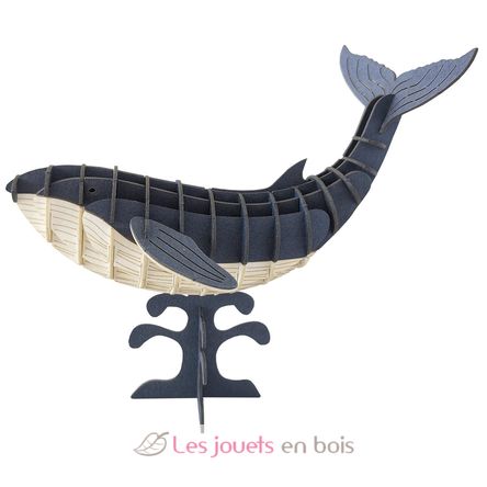 Modelo 3D de papel ballena azul FI-11725 Fridolin 1
