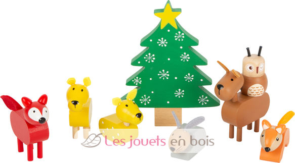 Set Bosque Navideño con Animales LE11749 Small foot company 3
