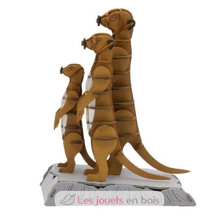 Modelo 3D de papel suricatas FRI-11757 Fridolin 1