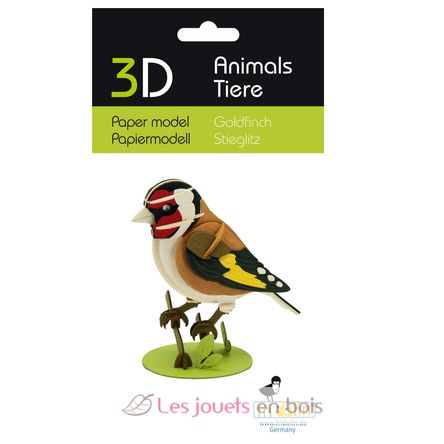 Modelo 3D de papel Jilguero FRI-11765 Fridolin 3