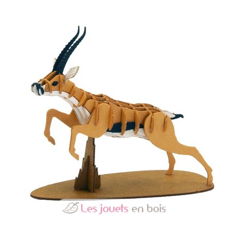 Modelo 3D de papel gacela FRI-11769 Fridolin 1