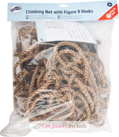 Red de escalar con mosquetones LE11876 Small Foot company 6