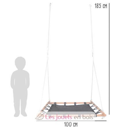 Columpio nido con contorno de madera LE11907 Small foot company 2