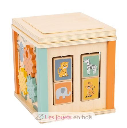 Cubo de motricidad Safari LE11960 Small foot company 5