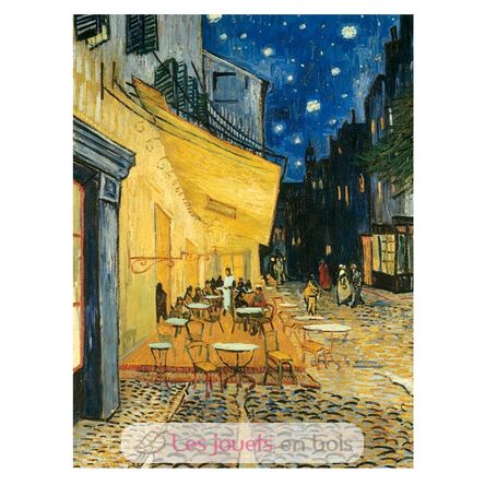 Puzzle Terraza de café por la noche 1000 piezas RAV12000060 Ravensburger 2