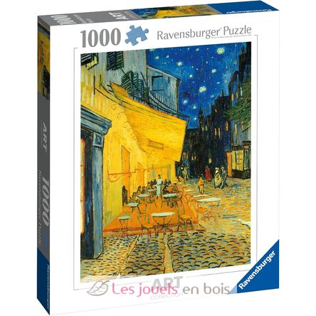 Puzzle Terraza de café por la noche 1000 piezas RAV12000060 Ravensburger 4